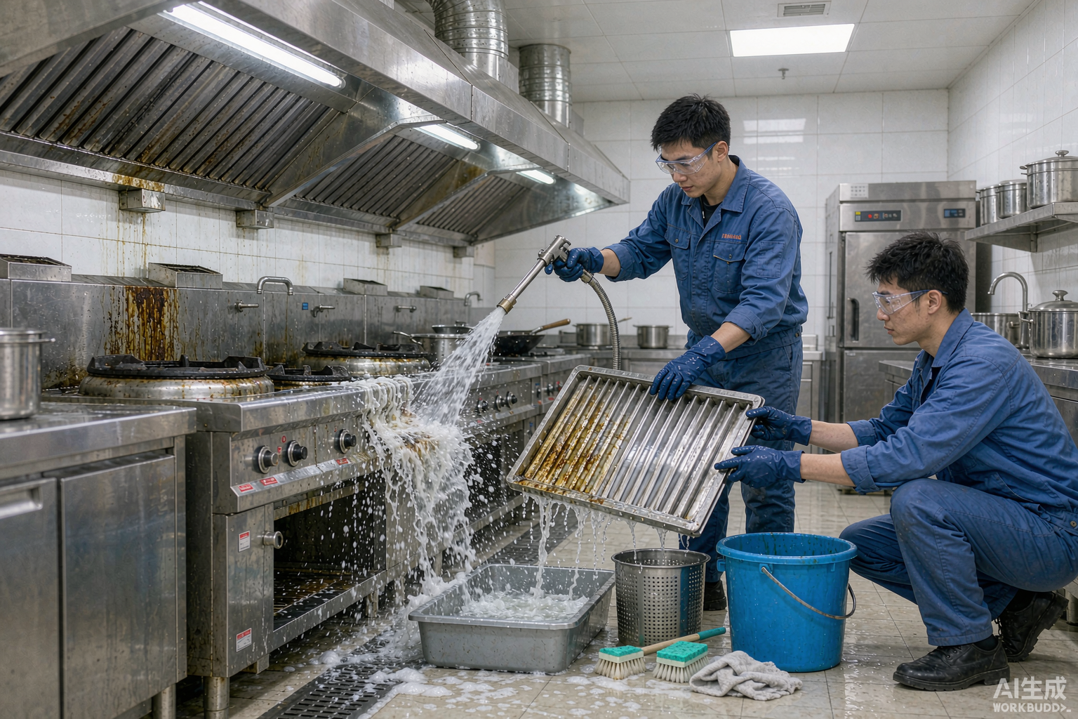 大型商用油烟机清洗标准与合规要求（餐饮/商场/酒店）